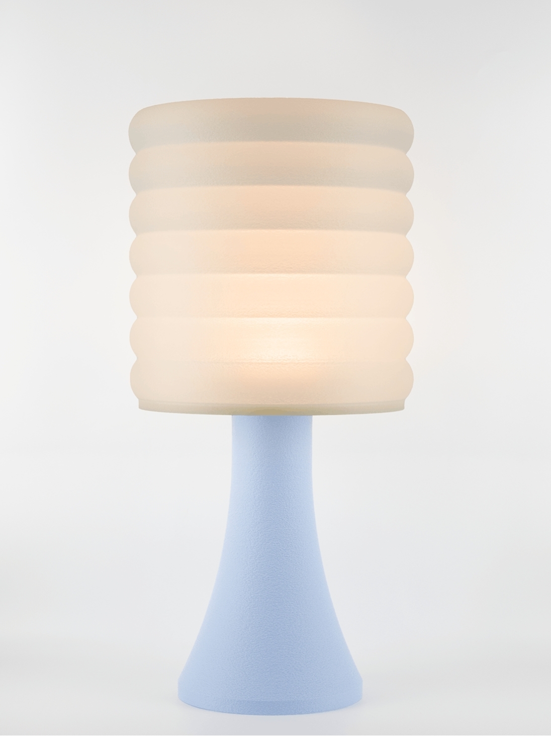 Micheline – Lampe pastel bleu, extra large
