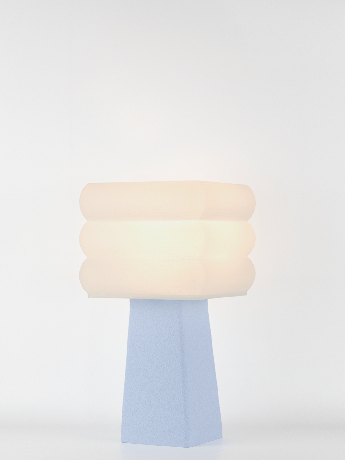 Isabelle – Lampe à poser pastel bleu, médium