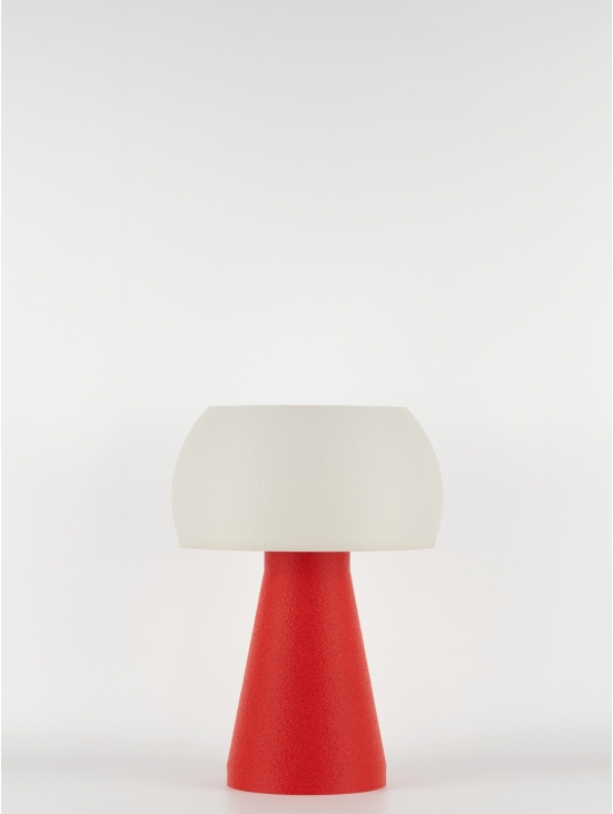 Annie – Lampe à poser granit rouge, small