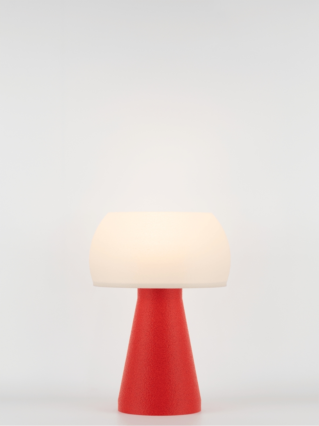 Annie – Lampe à poser granit rouge, small