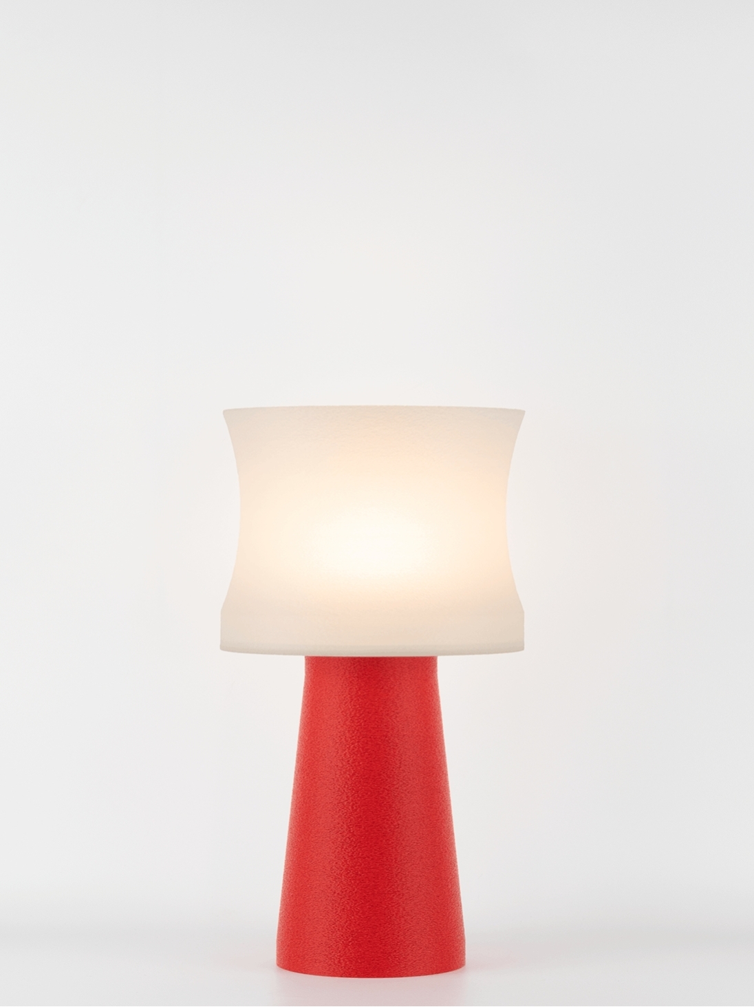 Aurélie – Lampe à poser design, base Granit & abat-jour coquilles Saint-Jacques