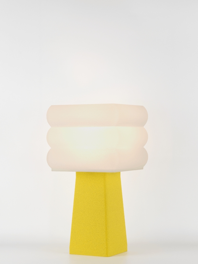 Isabelle – Lampe à poser granit jaune, médium
