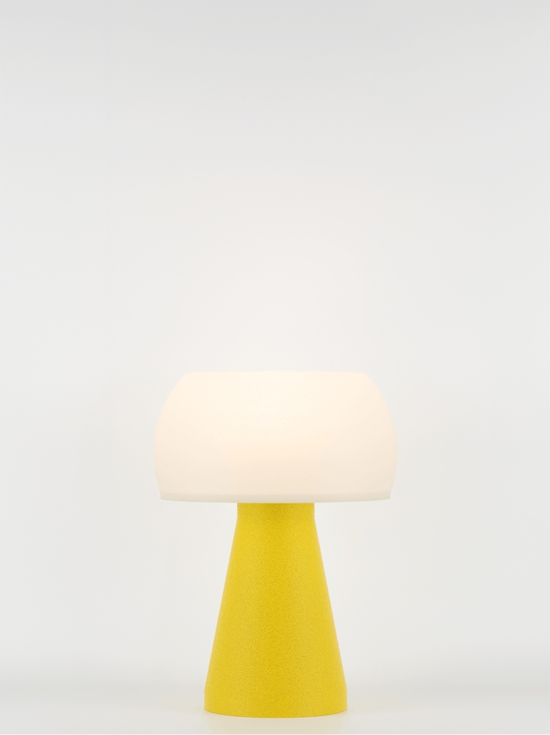 Annie – Lampe à poser granit jaune, small