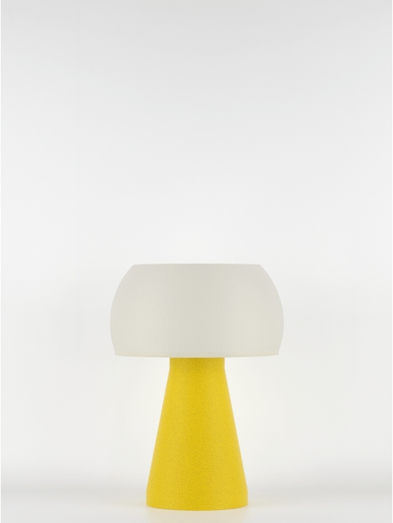 Annie – Lampe à poser granit jaune, small