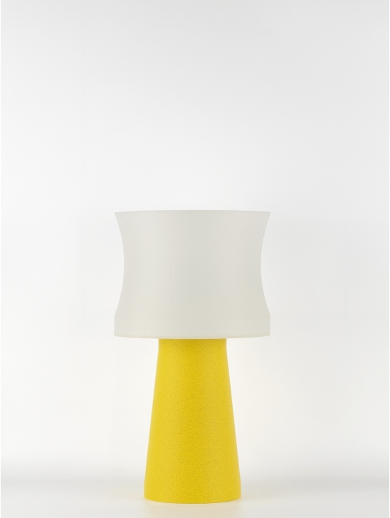 Aurélie – Lampe à poser granit jaune, médium