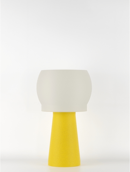 Clemence – Lampe à poser granit jaune, médium