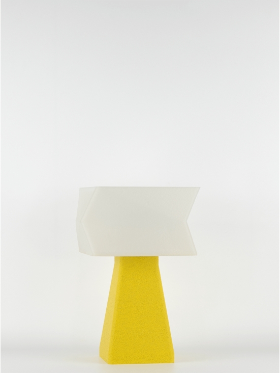 Juliane – Lampe à poser granit jaune, small