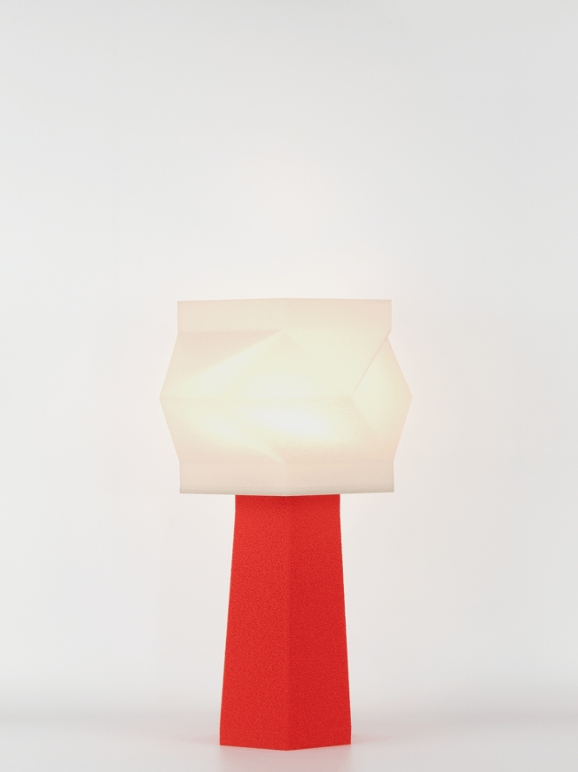 Elise – Lampe à poser pop rouge, médium
