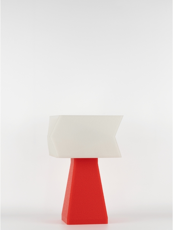 Juliane – Lampe à poser pop rouge, small