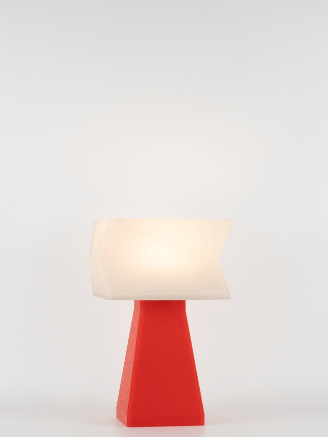 Juliane – Lampe à poser pop rouge, small