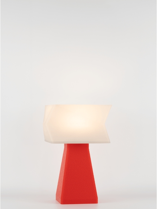 Juliane – Lampe à poser pop rouge, small