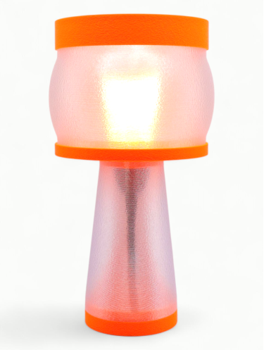 Clémence – Lampe à poser design, Couleurs POP, Équilibre – Luminaire haut de gamme en impression 3D