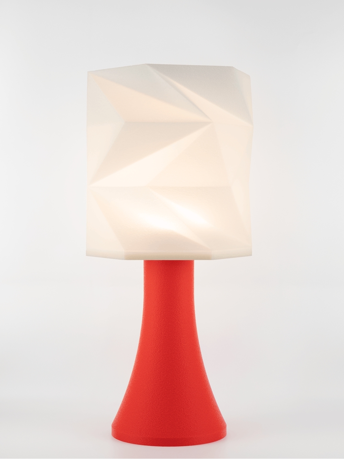Simone – Lampe pop rouge, extra large