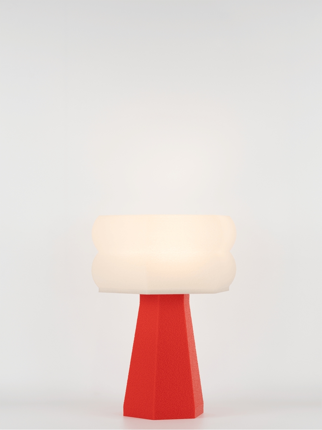 Aline – Lampe à poser pop rouge, small