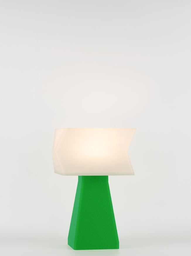 Juliane – Lampe à poser pop verte, small