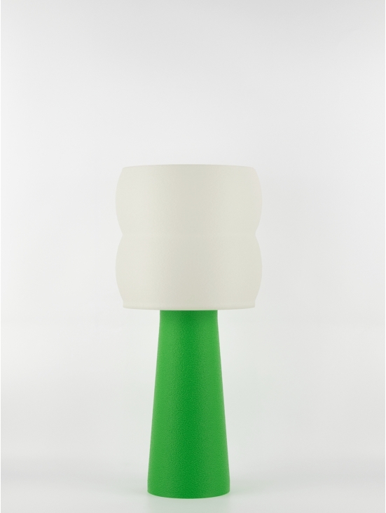 Stella – Lampe à poser pop verte, large