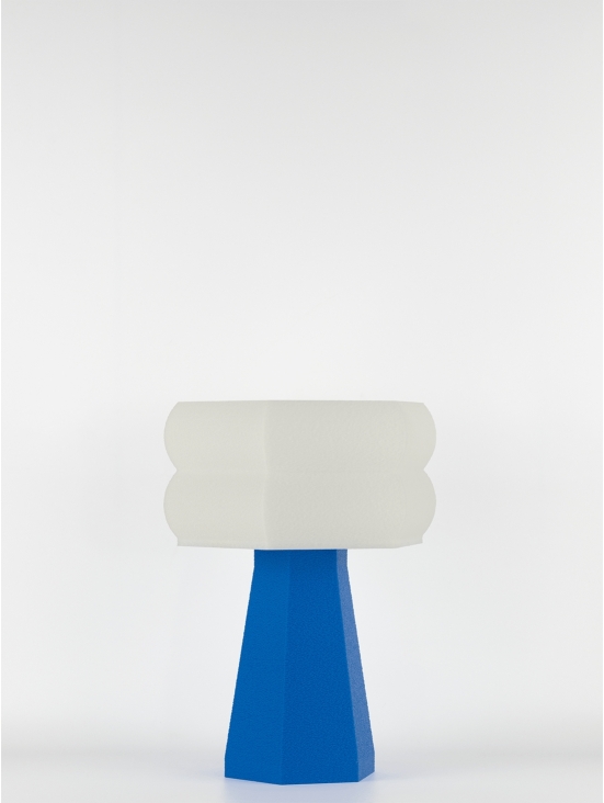 Aline – Lampe à poser pop bleu, small