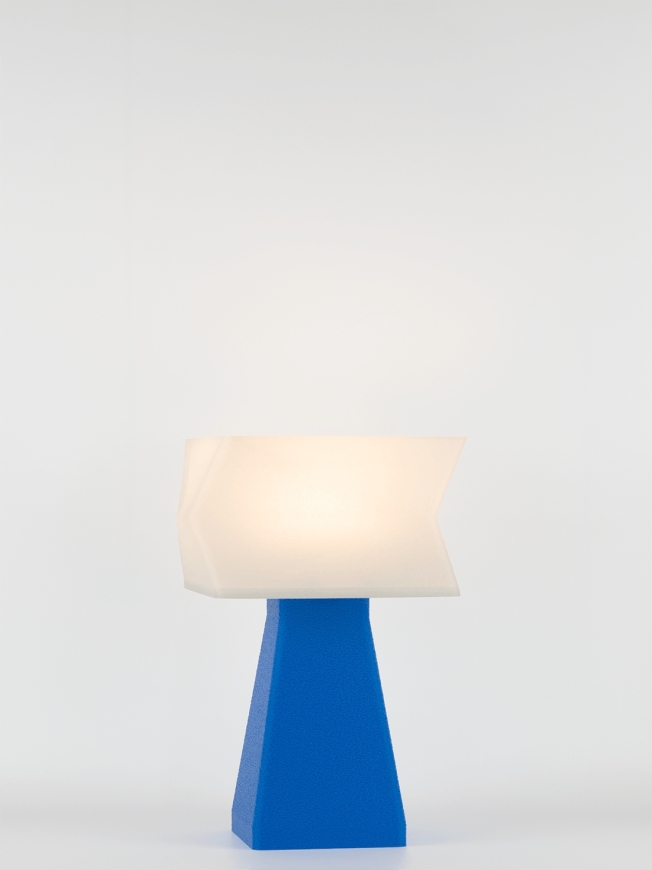 Juliane – Lampe à poser pop bleu, small