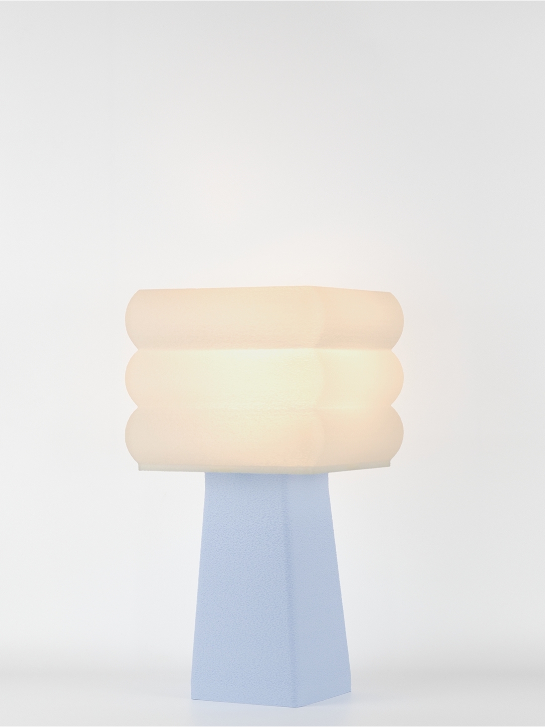 Isabelle – Lampe à poser pastel bleu, médium