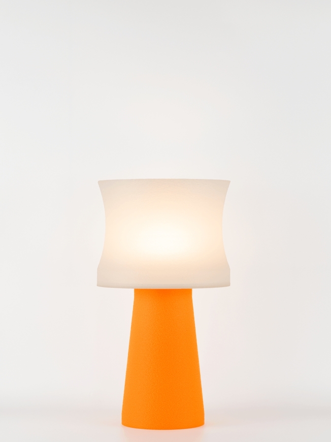 Aurélie – Lampe à poser pop orange, médium
