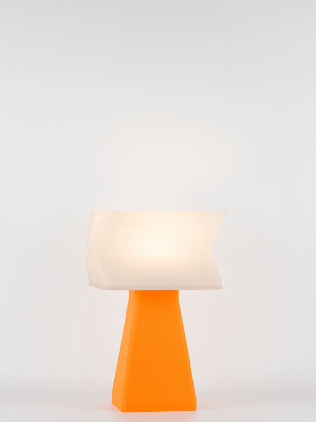 Juliane – Lampe à poser pop orange, small