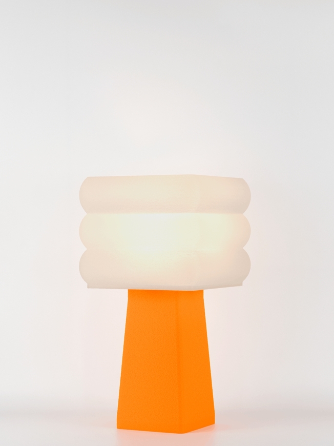 Isabelle – Lampe à poser pop orange, médium