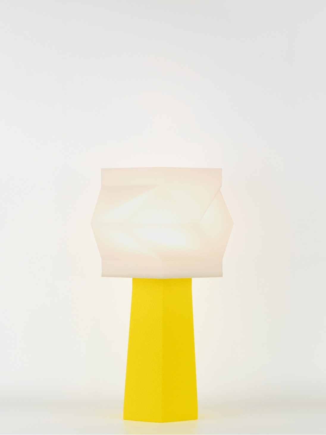 Elise – Lampe à poser pop jaune , médium
