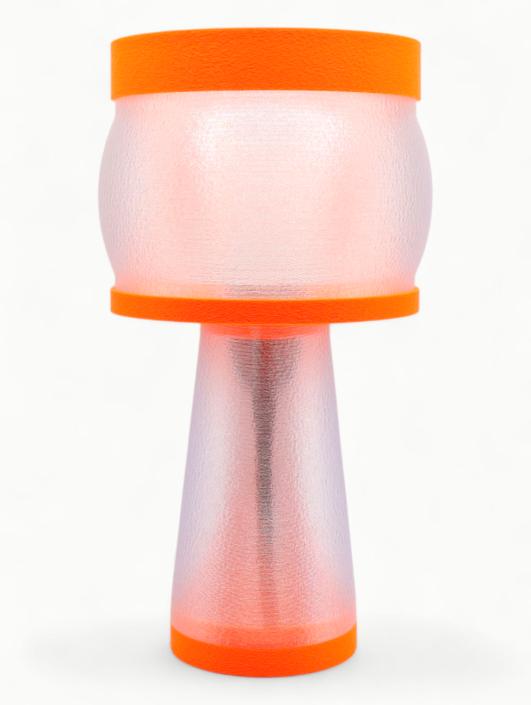 Clémence – Lampe à poser design, Couleurs POP, Équilibre – Luminaire haut de gamme en impression 3D