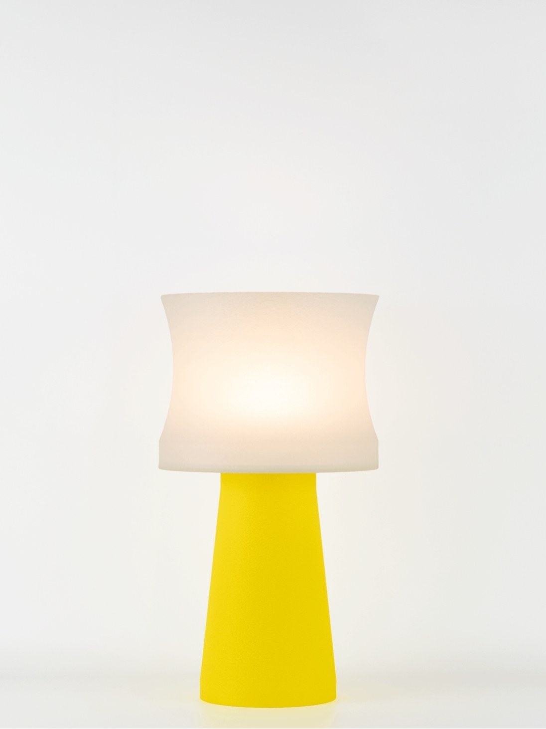 Aurélie – Lampe à poser pop jaune, médium