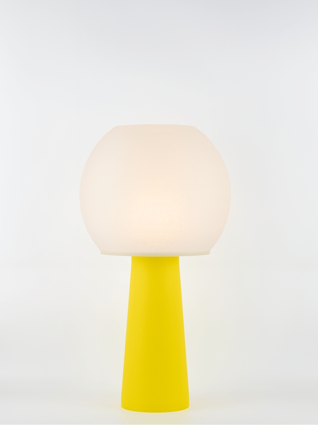 Clarisse – Lampe à poser pop jaune, large