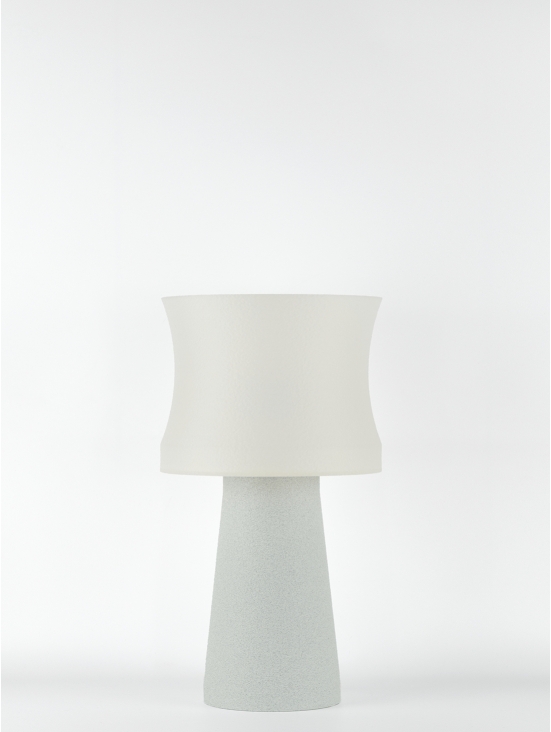 Aurélie – Lampe à poser granit grise, médium