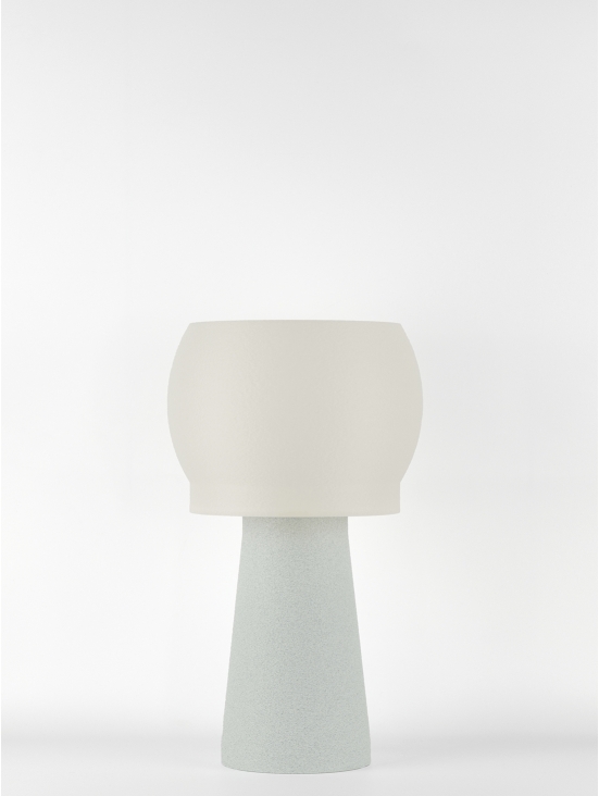 Clemence – Lampe à poser granit grise, médium