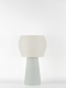 Clemence – Lampe à poser granit grise, médium