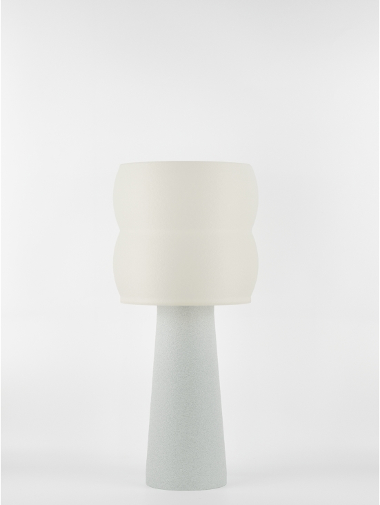 Stella – Lampe à poser granit grise, large