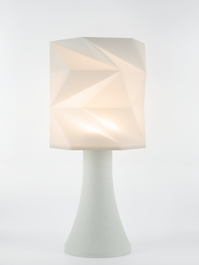 Simone – Lampe granit grise, extra large