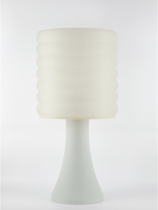 Micheline – Lampe granit grise, extra large