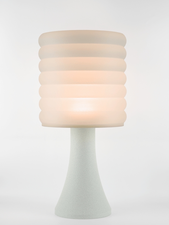 Micheline – Lampe granit grise, extra large