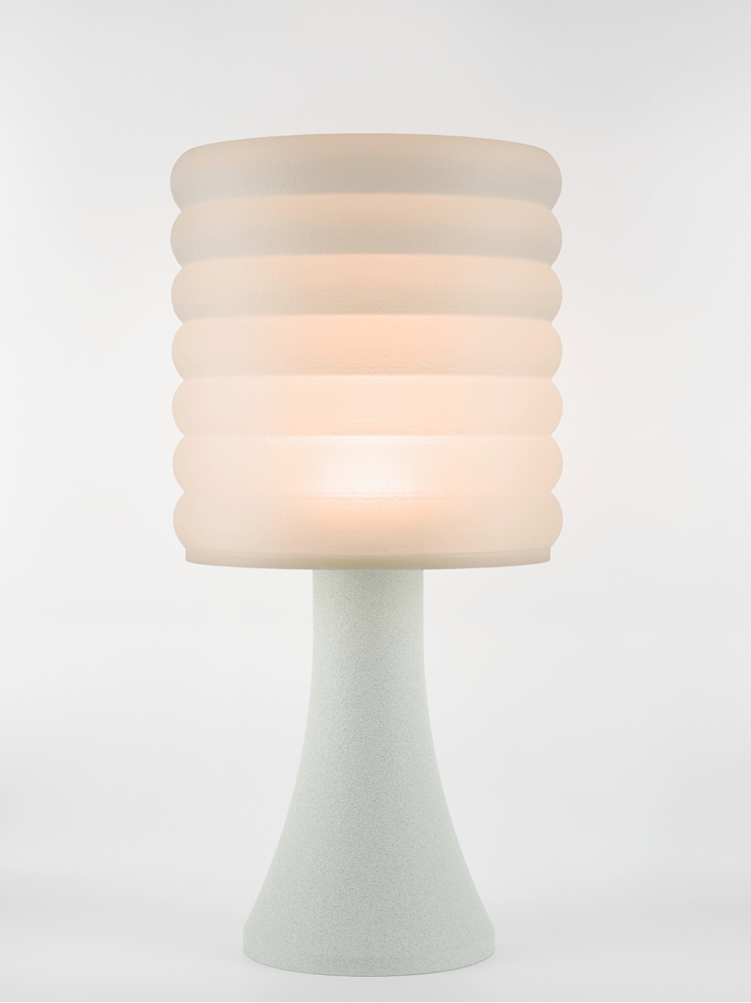 Micheline – Lampe granit grise, extra large