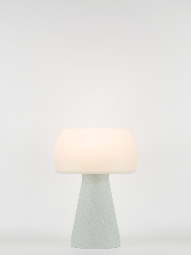 Annie – Lampe à poser granit grise, small