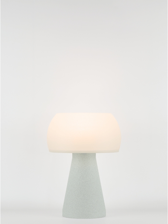 Annie – Lampe à poser granit grise, small