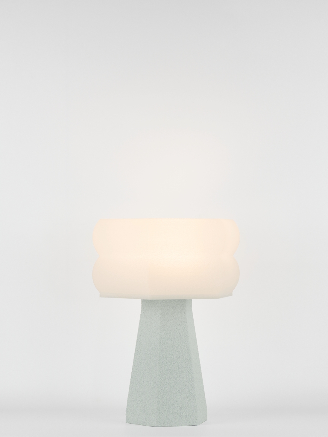 Aline – Lampe à poser granit grise, small