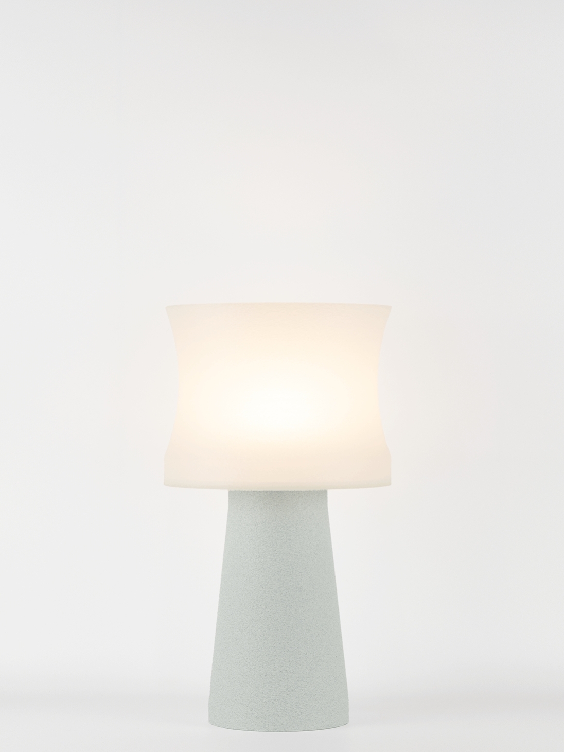 Aurélie – Lampe à poser granit grise, médium