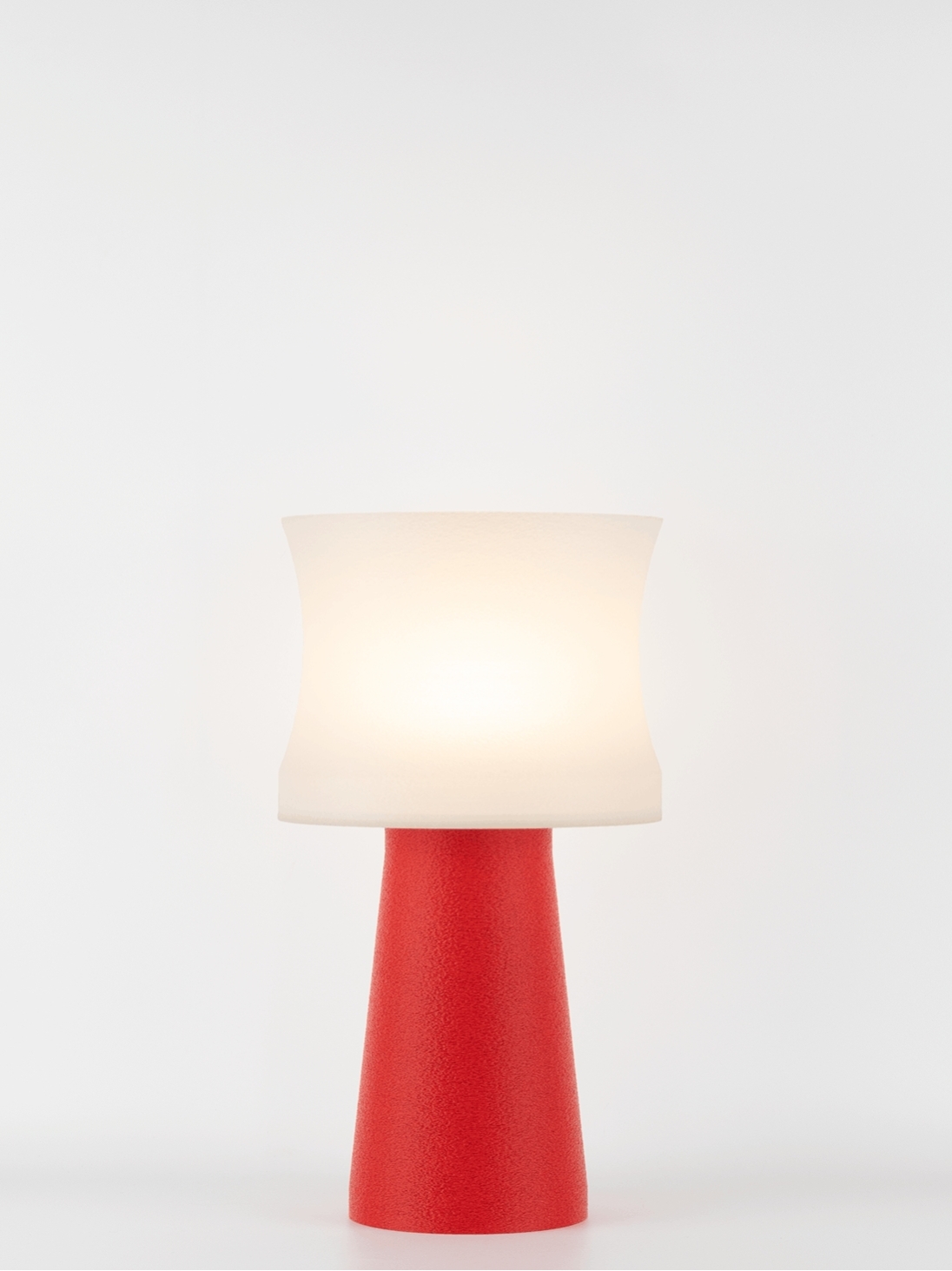 Aurélie – Lampe à poser design, base Granit & abat-jour coquilles Saint-Jacques