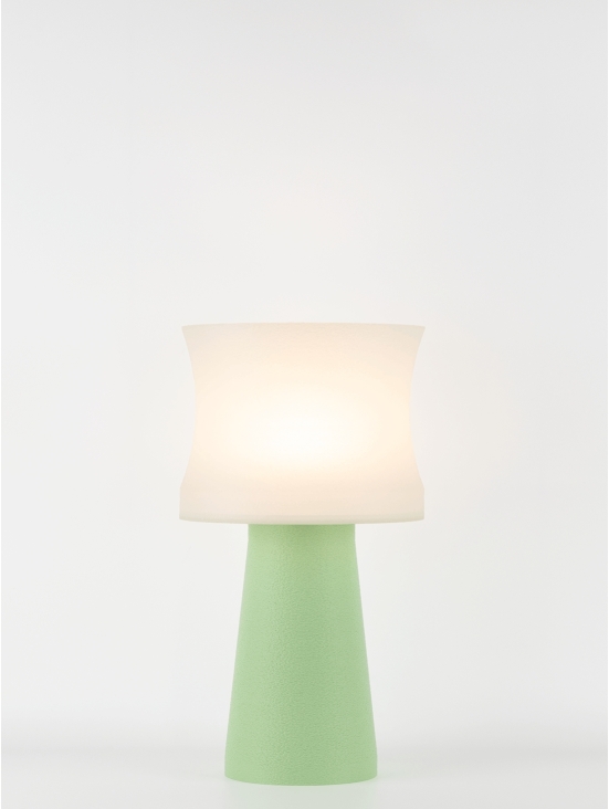Aurélie – Lampe à poser pastel verte, médium