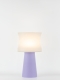 Aurélie – Lampe à poser pastel lilas, médium
