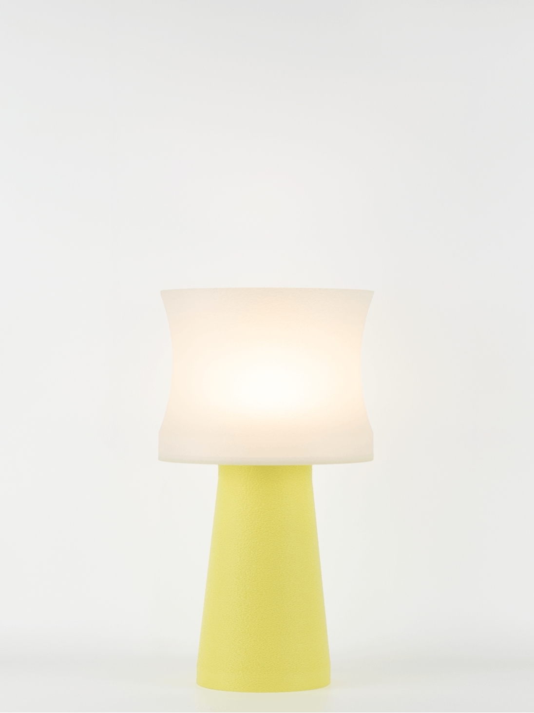 Aurélie – Lampe à poser pastel jaune, médium