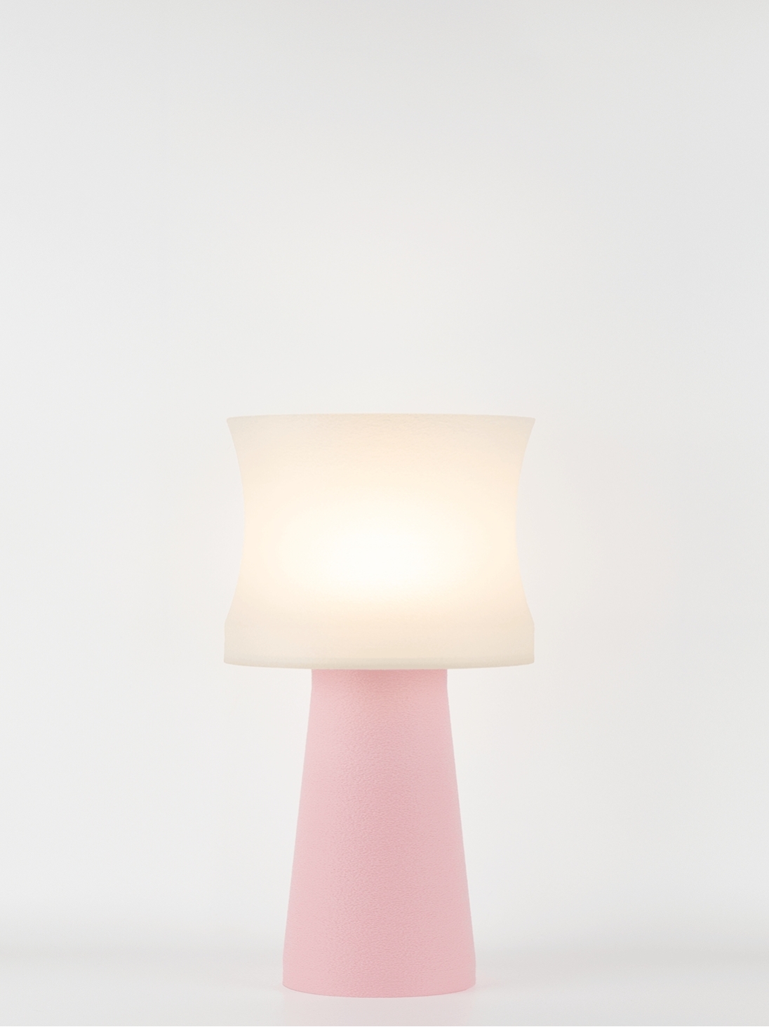 Aurélie – Lampe à poser pastel rose, médium
