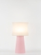 Aurélie – Lampe à poser pastel rose, médium