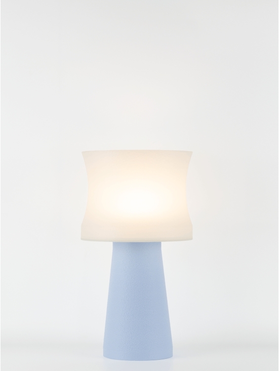 Aurélie – Lampe à poser pastel bleu, médium