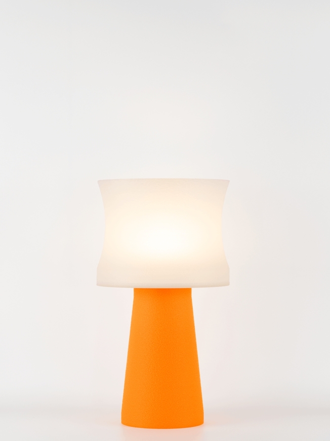 Aurélie – Lampe à poser pop orange, médium